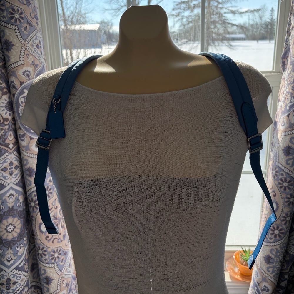 Blue Coach Mini Charlie Backpack F38263 - Picture 10 of 10